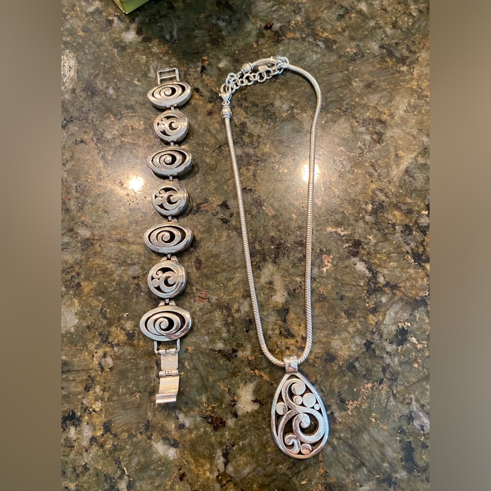 Silver Brighton jewelry set